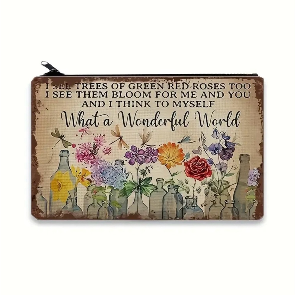 NEW Floral Print make up case